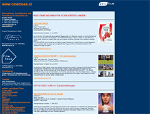 Tablet Screenshot of cineclass.at